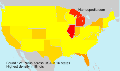 Surname Parus in USA Surname Parus in USA