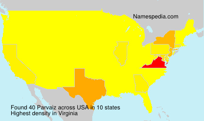 Surname Parvaiz in USA Surname Parvaiz in USA