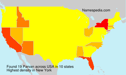 Surname Parvan in USA Surname Parvan in USA
