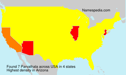 Surname Parvathala in USA Surname Parvathala in USA
