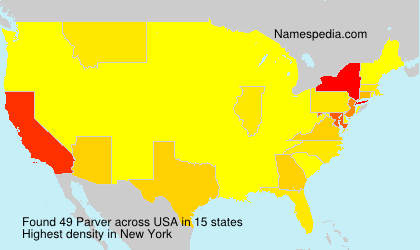 Surname Parver in USA Surname Parver in USA