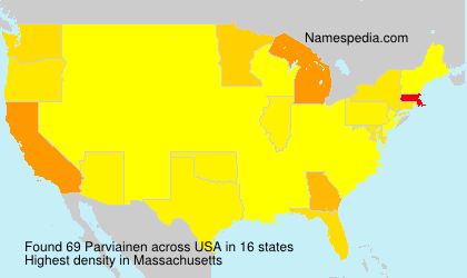 Surname Parviainen in USA Surname Parviainen in USA