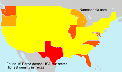 Surname Parza in USA Surname Parza in USA