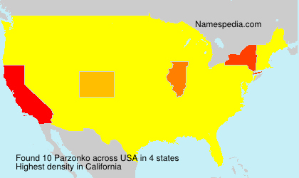 Surname Parzonko in USA Surname Parzonko in USA