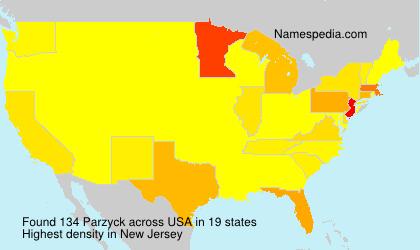 Surname Parzyck in USA Surname Parzyck in USA