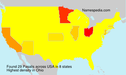Surname Pasalis in USA Surname Pasalis in USA