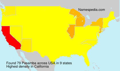 Surname Pasamba in USA Surname Pasamba in USA