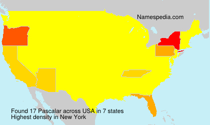 Surname Pascalar in USA Surname Pascalar in USA