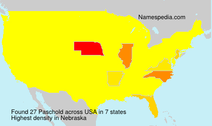 Surname Paschold in USA Surname Paschold in USA