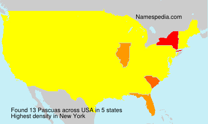 Surname Pascuas in USA Surname Pascuas in USA