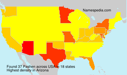 Surname Pashen in USA Surname Pashen in USA