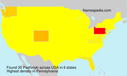 Surname Pashinski in USA Surname Pashinski in USA