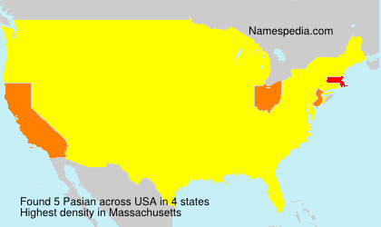 Surname Pasian in USA Surname Pasian in USA