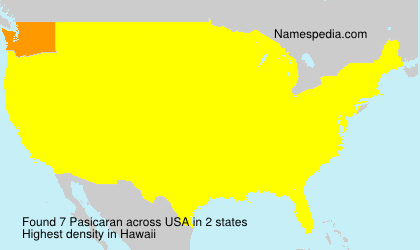 Surname Pasicaran in USA Surname Pasicaran in USA