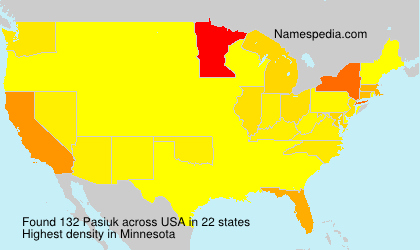 Surname Pasiuk in USA Surname Pasiuk in USA