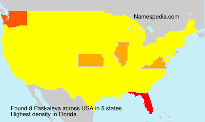 Surname Paskaleva in USA Surname Paskaleva in USA