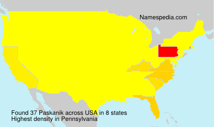 Surname Paskanik in USA Surname Paskanik in USA