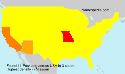 Surname Paskiang in USA Surname Paskiang in USA