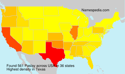 Surname Paslay in USA Surname Paslay in USA