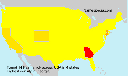 Surname Pasmanick in USA Surname Pasmanick in USA