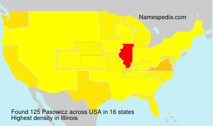 Surname Pasowicz in USA Surname Pasowicz in USA