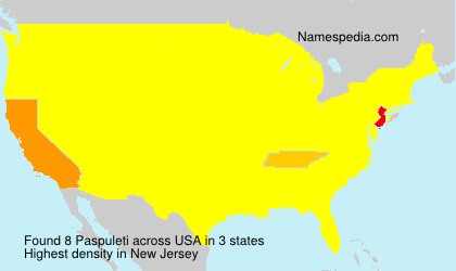 Surname Paspuleti in USA Surname Paspuleti in USA
