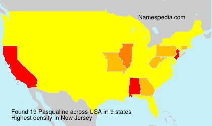 Surname Pasqualine in USA Surname Pasqualine in USA