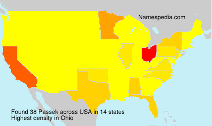Surname Passek in USA Surname Passek in USA