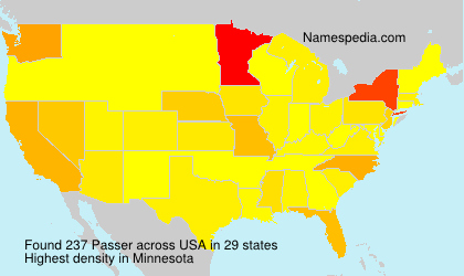 Surname Passer in USA Surname Passer in USA