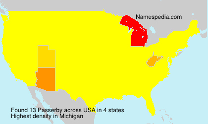 Surname Passerby in USA Surname Passerby in USA