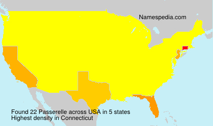Surname Passerelle in USA Surname Passerelle in USA
