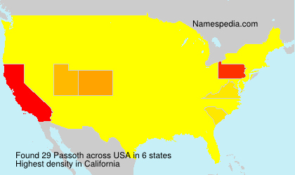 Surname Passoth in USA Surname Passoth in USA