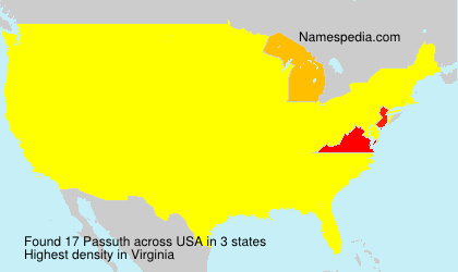 Surname Passuth in USA Surname Passuth in USA