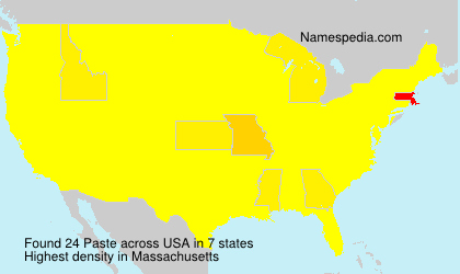 Surname Paste in USA Surname Paste in USA