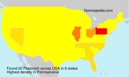 Surname Pastovich in USA Surname Pastovich in USA