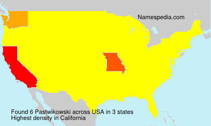 Surname Pastwikowski in USA Surname Pastwikowski in USA
