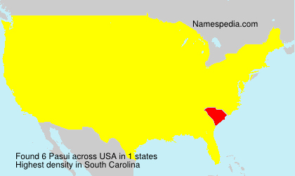 Surname Pasui in USA Surname Pasui in USA