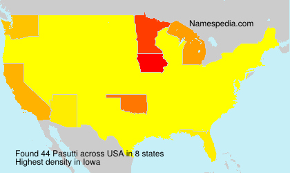 Surname Pasutti in USA Surname Pasutti in USA