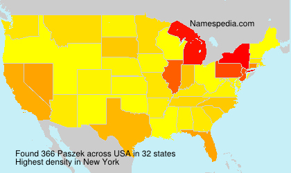 Surname Paszek in USA Surname Paszek in USA