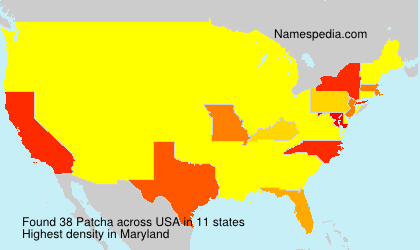 Surname Patcha in USA Surname Patcha in USA