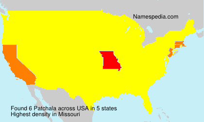 Surname Patchala in USA Surname Patchala in USA