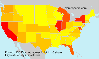 Surname Patchett in USA Surname Patchett in USA
