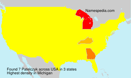 Surname Patelczyk in USA Surname Patelczyk in USA