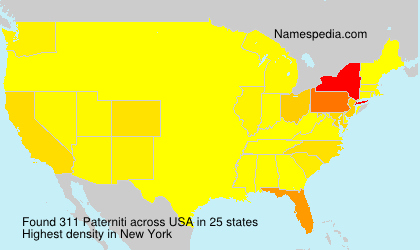 Surname Paterniti in USA Surname Paterniti in USA