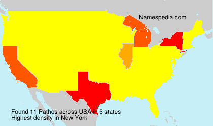Surname Pathos in USA Surname Pathos in USA