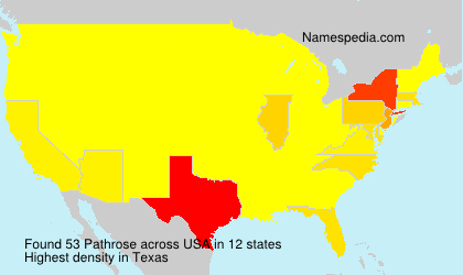 Surname Pathrose in USA Surname Pathrose in USA