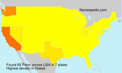 Surname Patoc in USA Surname Patoc in USA