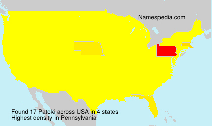 Surname Patoki in USA Surname Patoki in USA