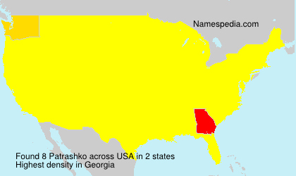 Surname Patrashko in USA Surname Patrashko in USA
