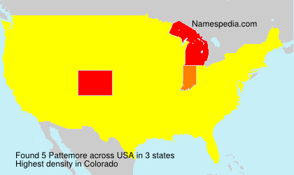 Surname Pattemore in USA Surname Pattemore in USA